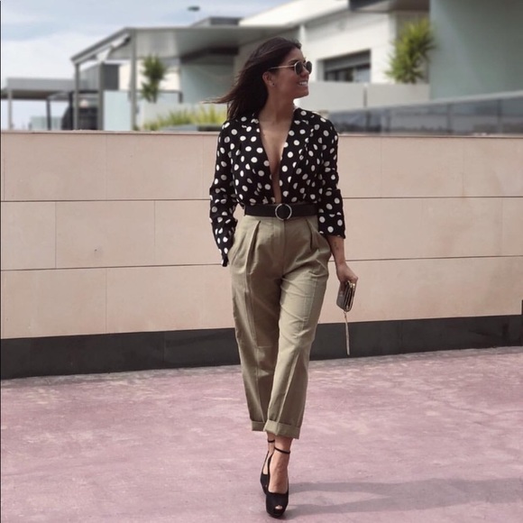 Zara blogger fav polka dot boydsuit - Picture 3 of 8